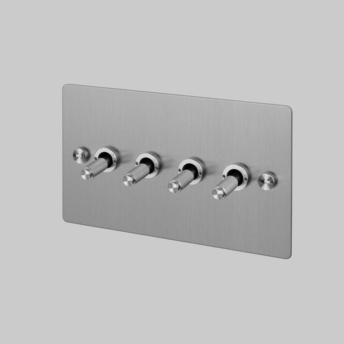 Buster + Punch 4G Toggle Light Switch Steel