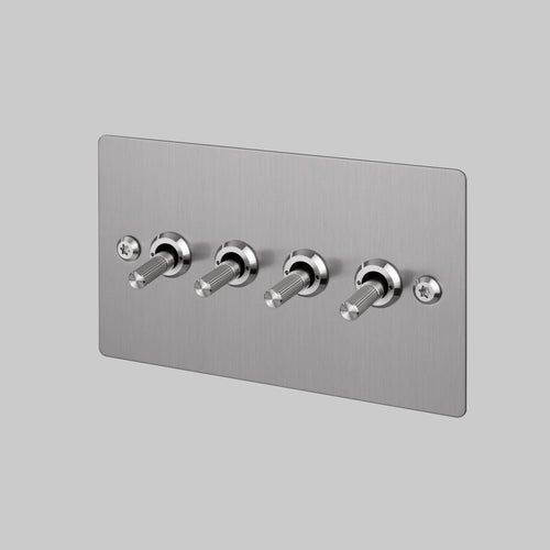 Buster + Punch 4G Toggle Light Switch Steel