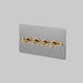 Buster + Punch 4G Toggle Light Switch Steel