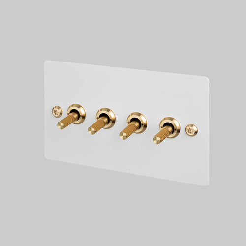 Buster + Punch 4G Toggle Light Switch White