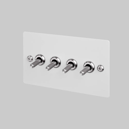Buster + Punch 4G Toggle Light Switch White