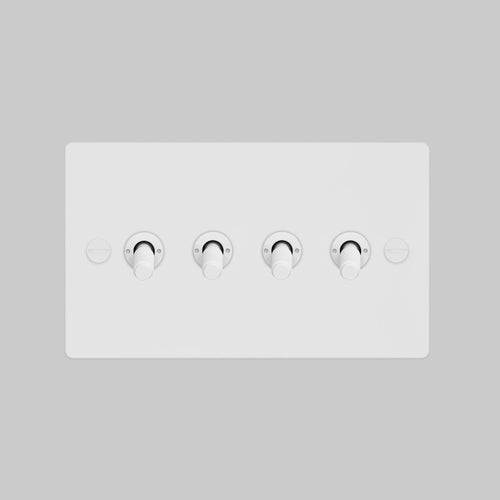 Buster + Punch 4G Toggle Light Switch White