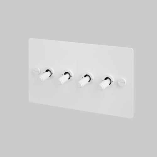 Buster + Punch 4G Toggle Light Switch White
