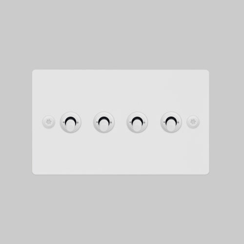 Buster + Punch 4G Toggle Light Switch White