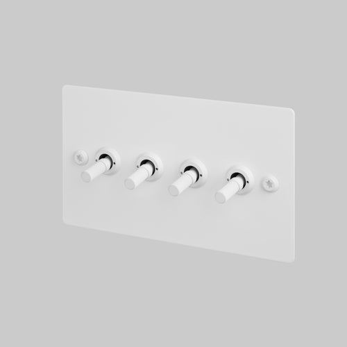 Buster + Punch 4G Toggle Light Switch White