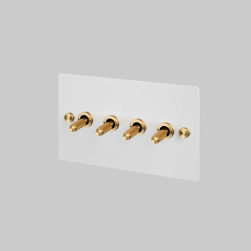 Buster + Punch 4G Toggle Light Switch White