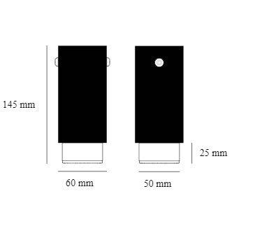 Buster + Punch Exhaust Surface Mounted Fixed Spotlight Graphite