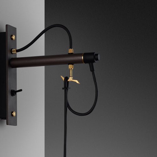Buster + Punch Hooked Nude Graphite Wall Light