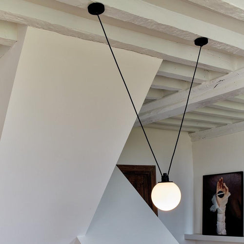 DCW Editions Les Acrobates De Gras No. 323 Glass Ball Pendant Light