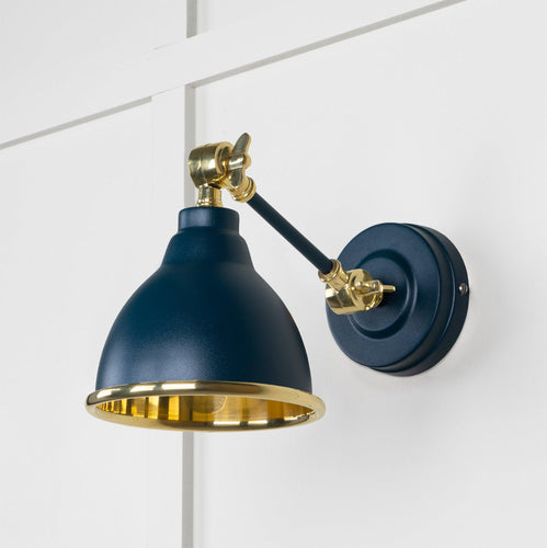 From The Anvil Smooth Brass Brindley Wall Light