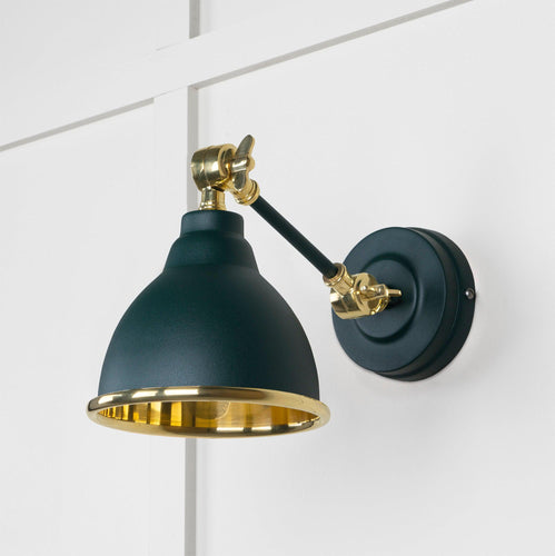From The Anvil Smooth Brass Brindley Wall Light