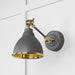 From The Anvil Smooth Brass Brindley Wall Light