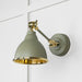 From The Anvil Smooth Brass Brindley Wall Light