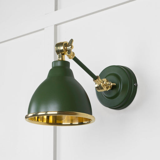 From The Anvil Smooth Brass Brindley Wall Light