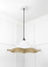 From The Anvil Smooth Brass Flora Pendant Light