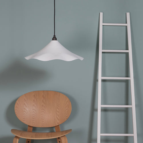 From The Anvil Smooth Brass Flora Pendant Light