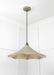 From The Anvil Smooth Brass Flora Pendant Light