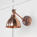 From The Anvil Smooth Copper Brindley Wall Light