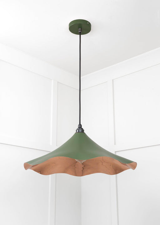 From The Anvil Smooth Copper Flora Pendant Light