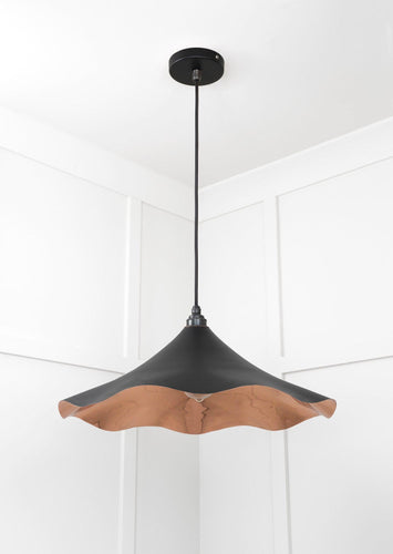 From The Anvil Smooth Copper Flora Pendant Light