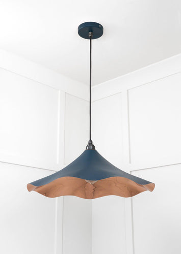 From The Anvil Smooth Copper Flora Pendant Light