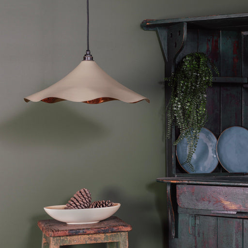 From The Anvil Smooth Copper Flora Pendant Light