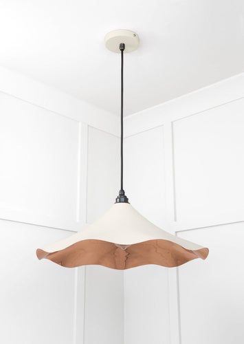 From The Anvil Smooth Copper Flora Pendant Light