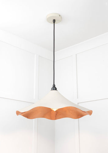 From The Anvil Smooth Copper Flora Pendant Light