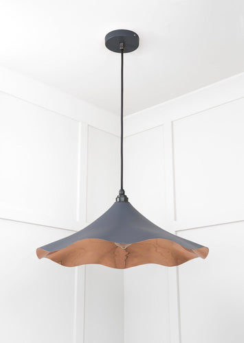 From The Anvil Smooth Copper Flora Pendant Light