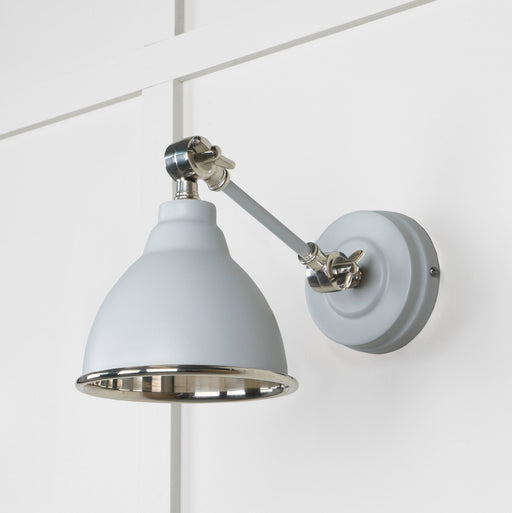 From The Anvil Smooth Nickel Brindley Wall Light