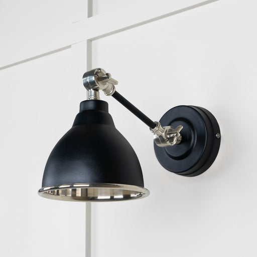 From The Anvil Smooth Nickel Brindley Wall Light