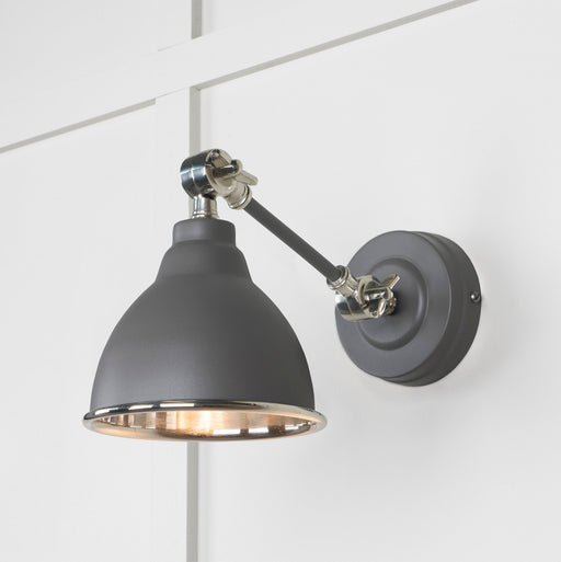 From The Anvil Smooth Nickel Brindley Wall Light