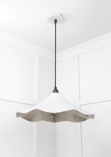 From The Anvil Smooth Nickel Flora Pendant Light