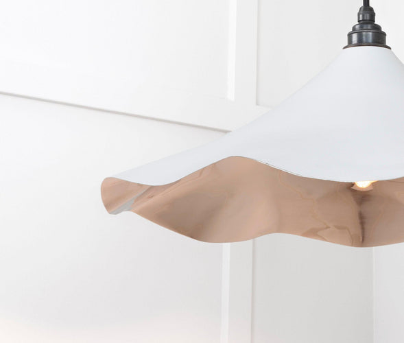 From The Anvil Smooth Nickel Flora Pendant Light