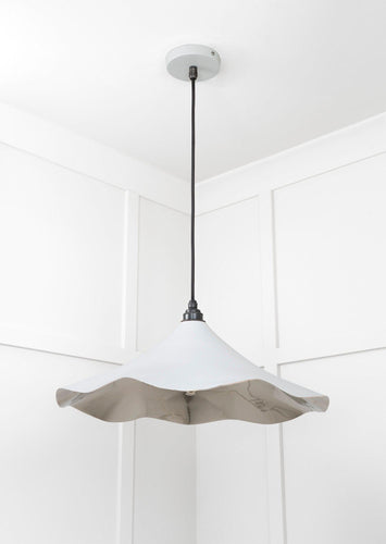 From The Anvil Smooth Nickel Flora Pendant Light