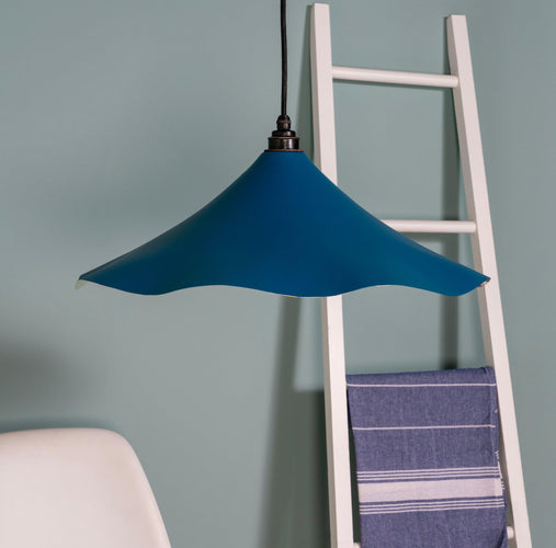 From The Anvil Smooth Nickel Flora Pendant Light