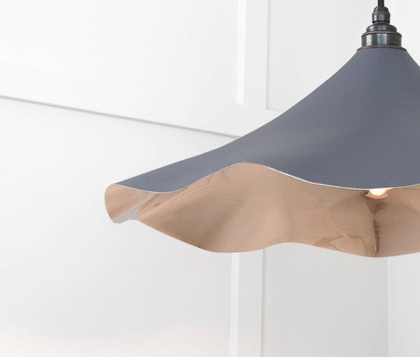 From The Anvil Smooth Nickel Flora Pendant Light