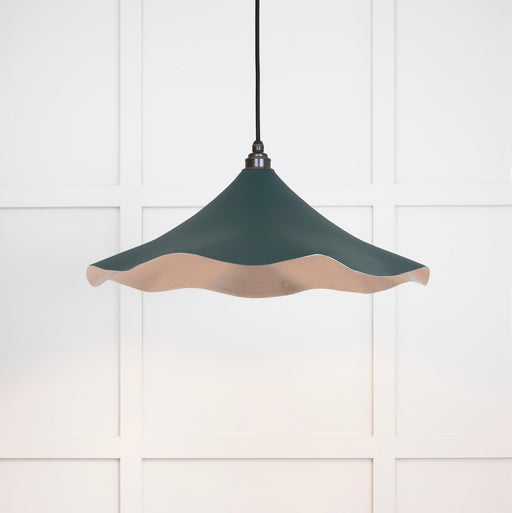 From The Anvil Smooth Nickel Flora Pendant Light