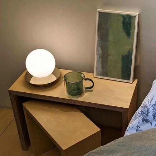 Houseof Opal Disk Cordless Table Lamp