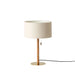 Houseof Wood and Brass Disk Table Lamp