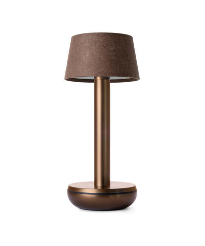 Humble Two Portable Lamp Linen Shade