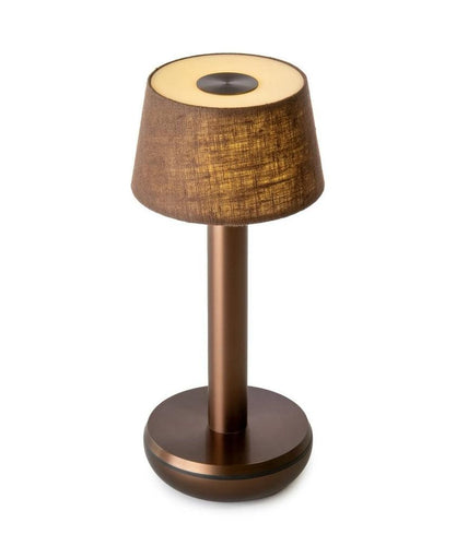 Humble Two Portable Lamp Linen Shade