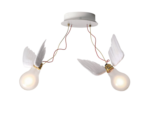 Ingo Maurer Lucellino Doppio Wall / Ceiling Light