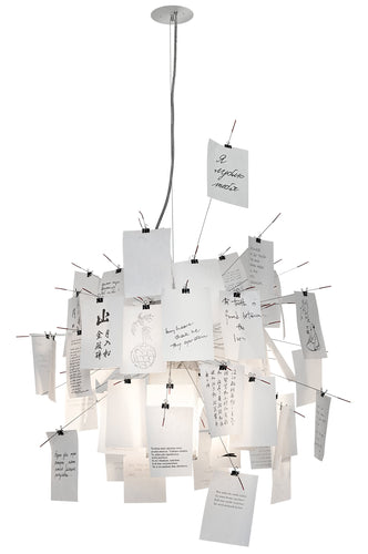 Ingo Maurer Zettel'z 6 Suspension Light