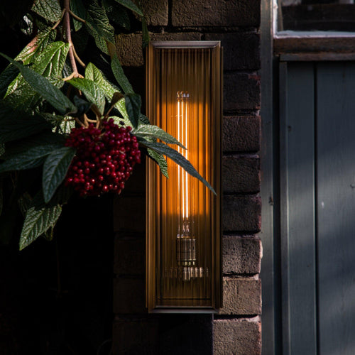 J. Adams & Co Ash Lantern Wall Light