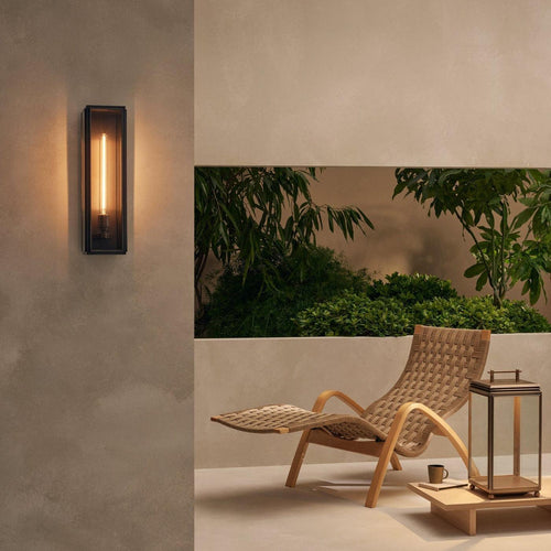 J. Adams & Co Ash Lantern Wall Light