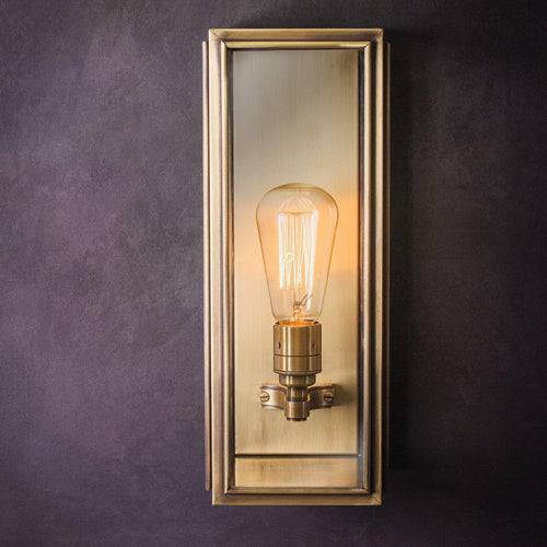 J. Adams & Co Ash Lantern Wall Light