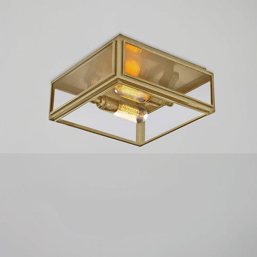 J. Adams & Co Elm Lantern Ceiling Light