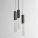 J. Adams & Co Flume 3 Drop Pendant Light Cluster