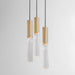J. Adams & Co Flume 3 Drop Pendant Light Cluster